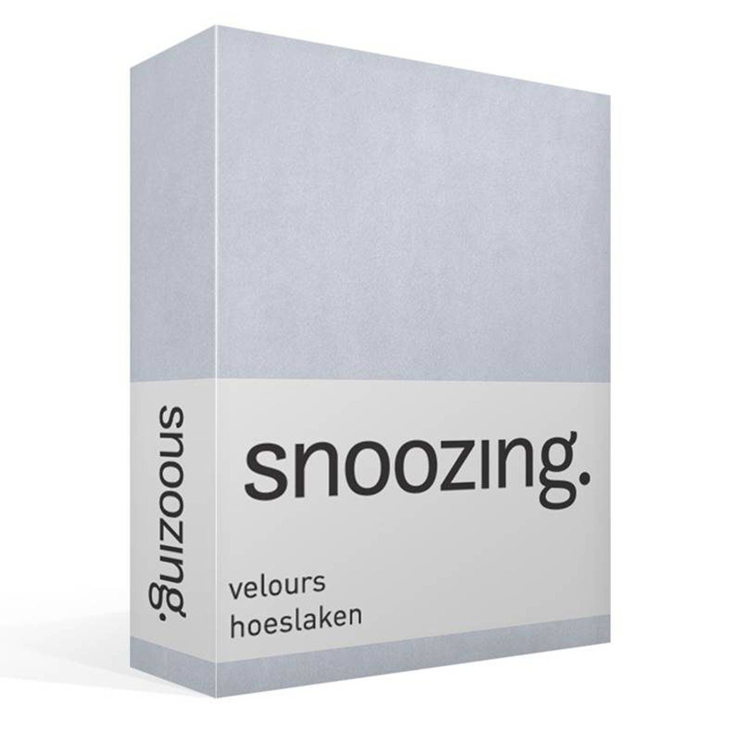 Snoozing velours hoeslaken aanbieding