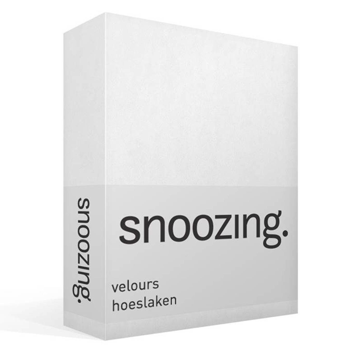 Snoozing velours hoeslaken aanbieding