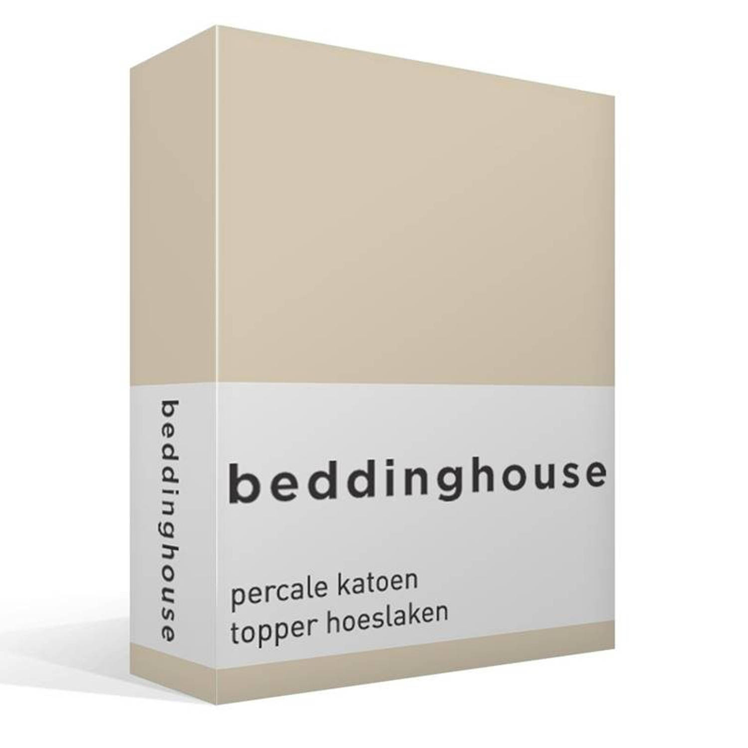 Beddinghouse percale katoen topper hoeslaken aanbieding