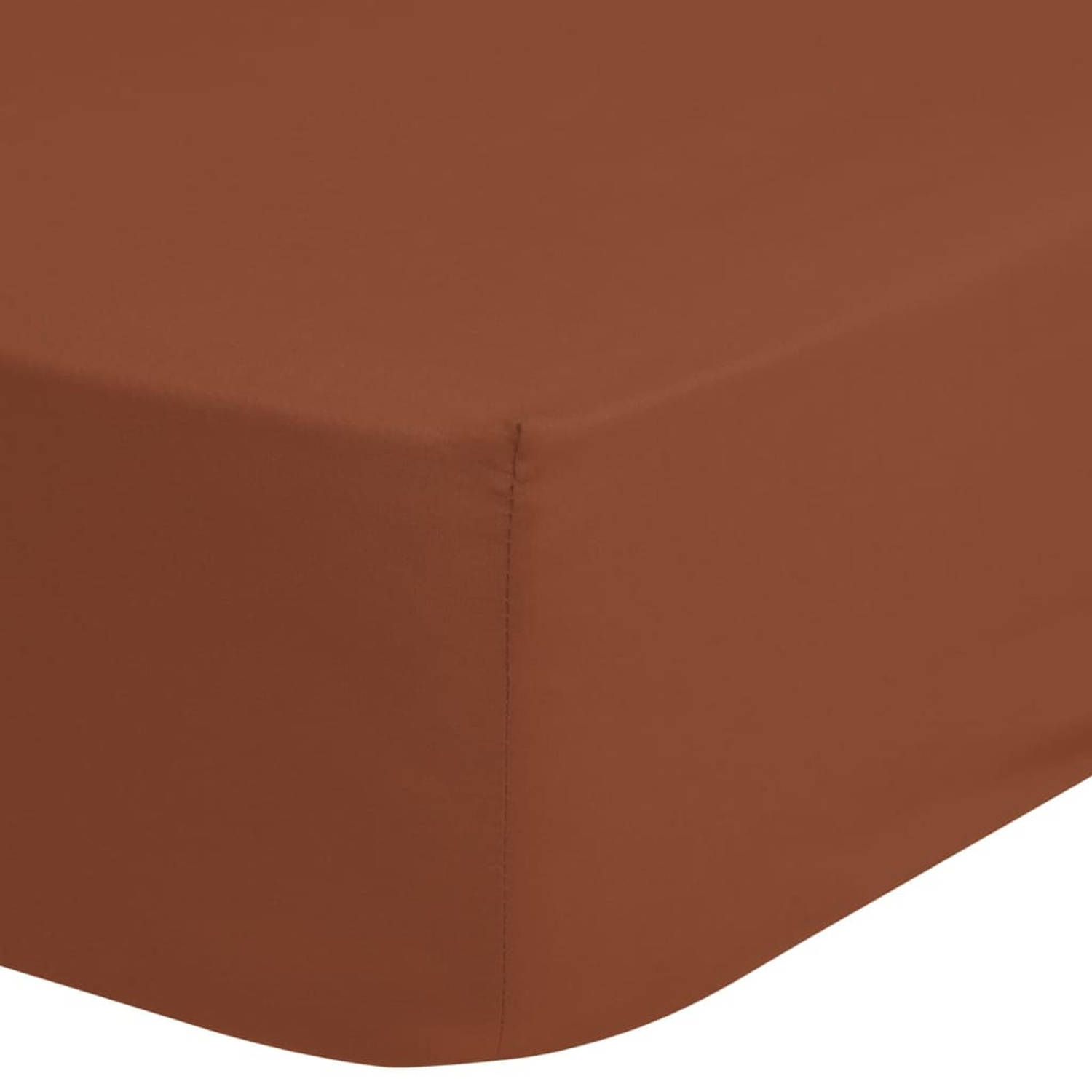 Good Morning Hoeslaken 100x200 cm terracottakleurig aanbieding