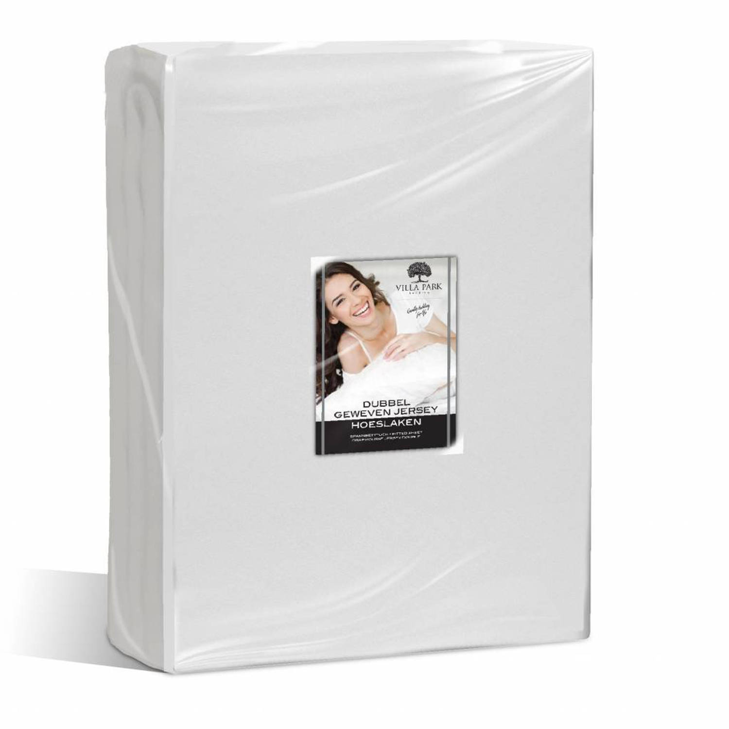 Nightsrest VP Dubbel Jersey Matras Hoeslaken - Grijs Maat: 140x200/220 + 40cm aanbieding