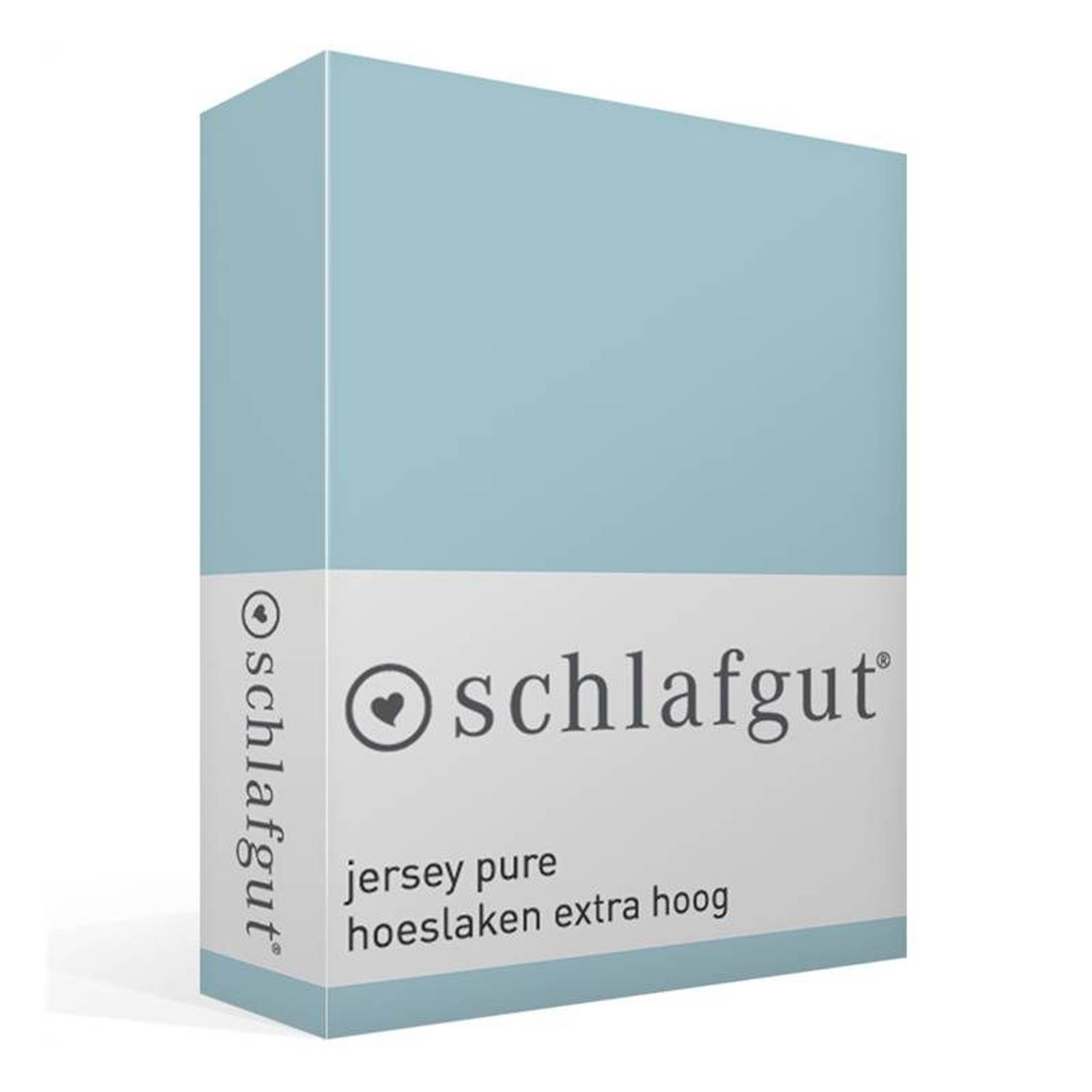 Schlafgut Jersey Pure hoeslaken extra hoog aanbieding