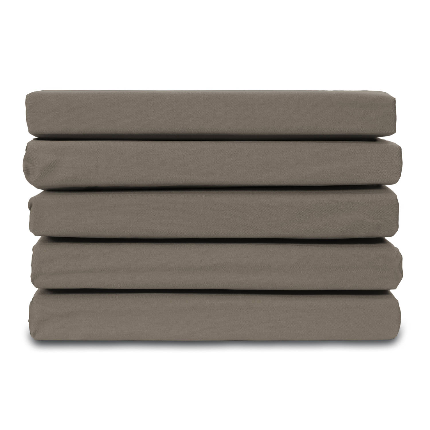 Ten Cate Katoensatijnen Hoeslaken - 180x220 - Taupe aanbieding