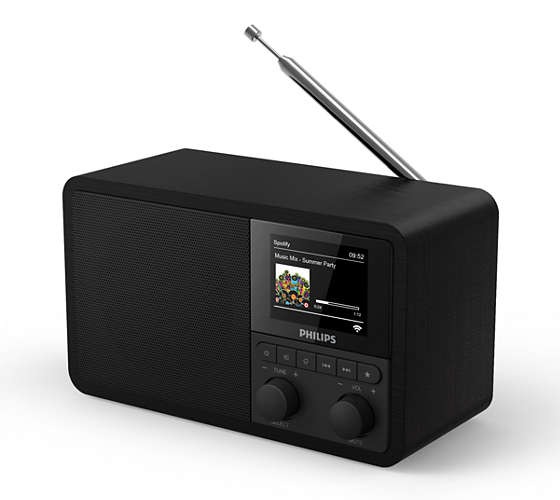 Philips TAPR802/12 Hybride radio Zwart aanbieding