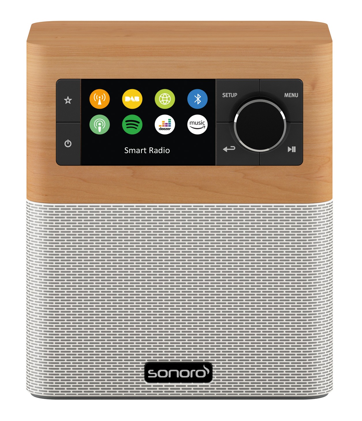 Sonoro STREAM X Hybride radio Bruin aanbieding