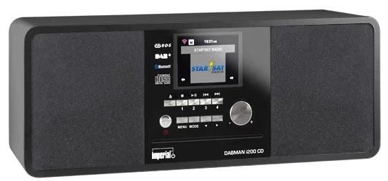 Imperial DABMAN i200 CD Hybride radio Zwart aanbieding