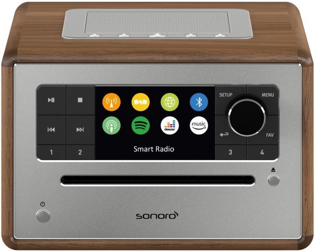 Sonoro ELITE X Hybride radio Bruin aanbieding