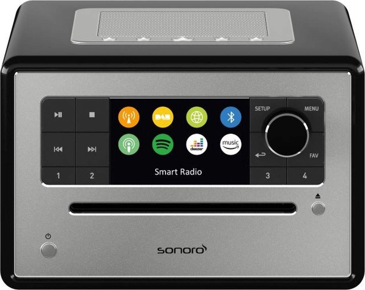 Sonoro ELITE X Hybride radio Zwart aanbieding