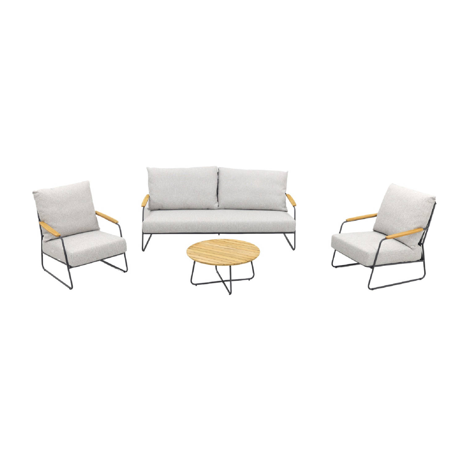 4SO Balade/Verdi stoel-bank loungeset - 4-delig aanbieding