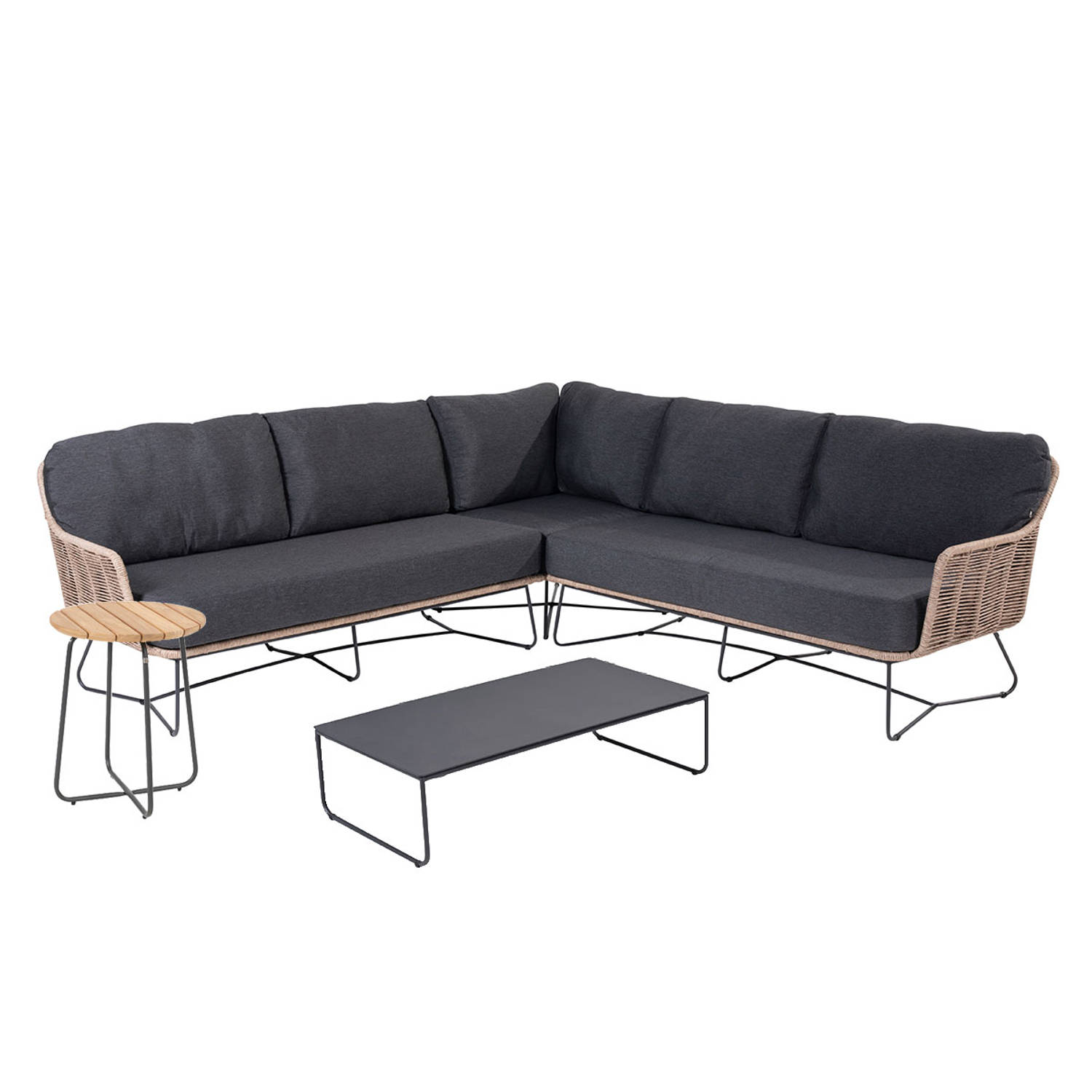 4 Seasons Outdoor Belmond loungeset 4-delig - Dali loungetafel 110 x 60 cm aanbieding