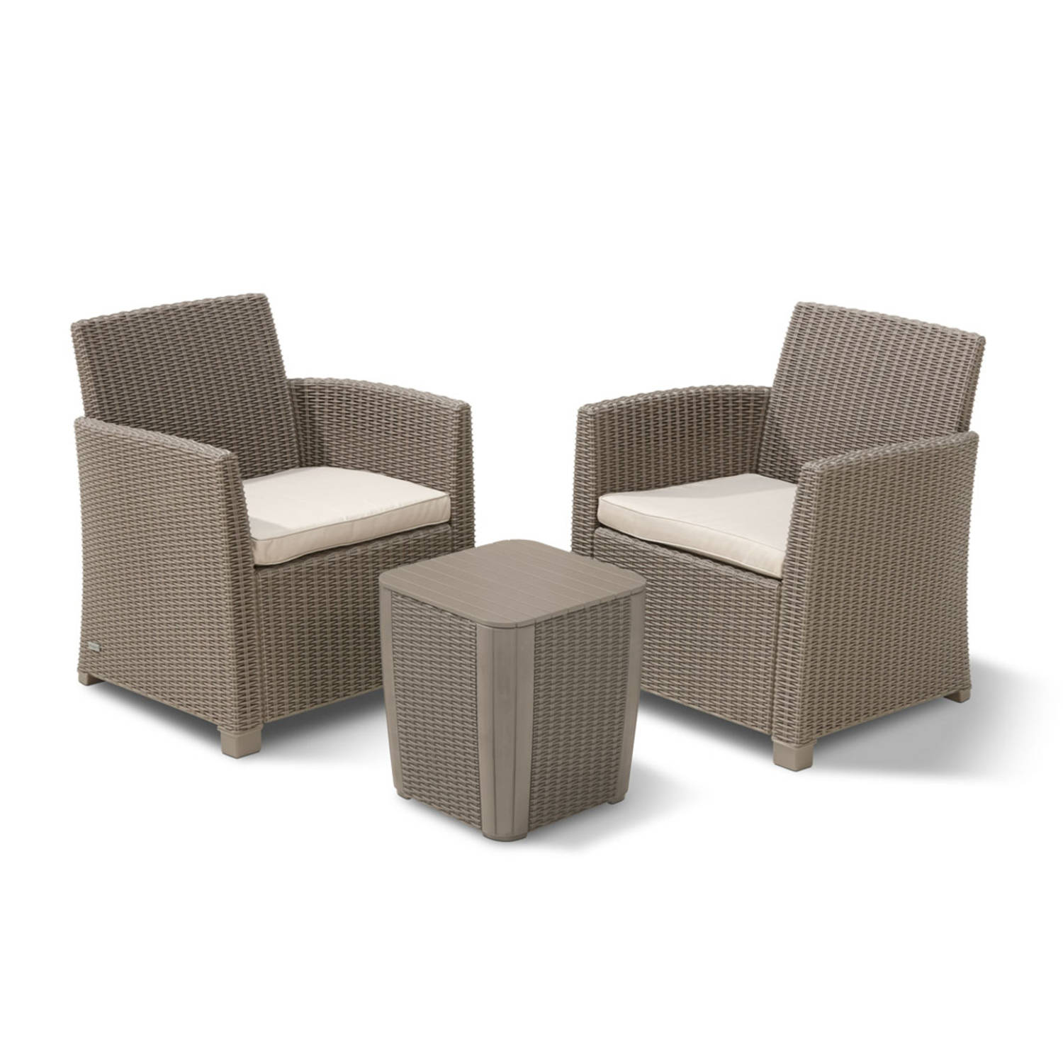 Allibert Mia Balkonset - 2 personen - Cappuccino aanbieding