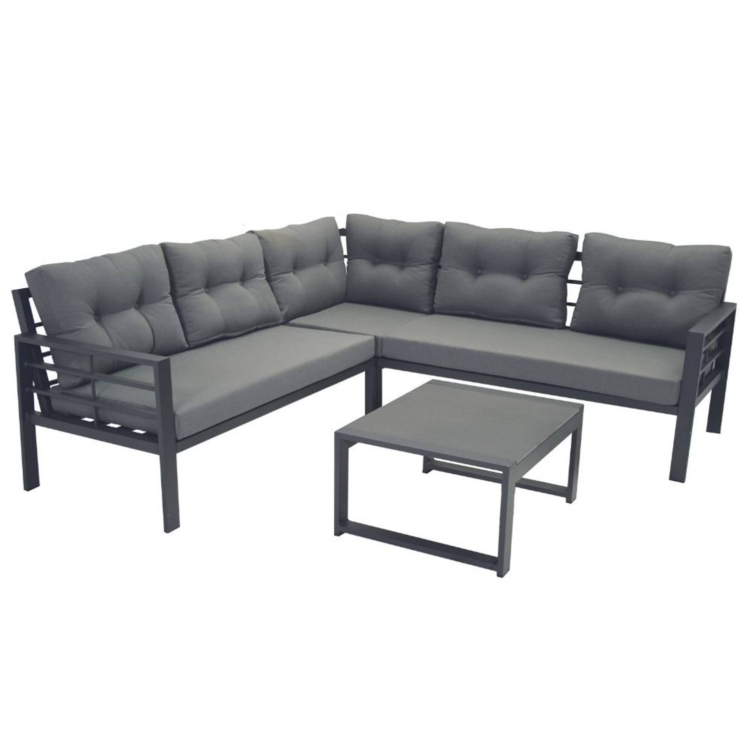 SenS-Line - Elba Multifuncitonele Loungeset - Voor Buiten - 3-delige Set - Aluminium/Polyester/Keramiek aanbieding