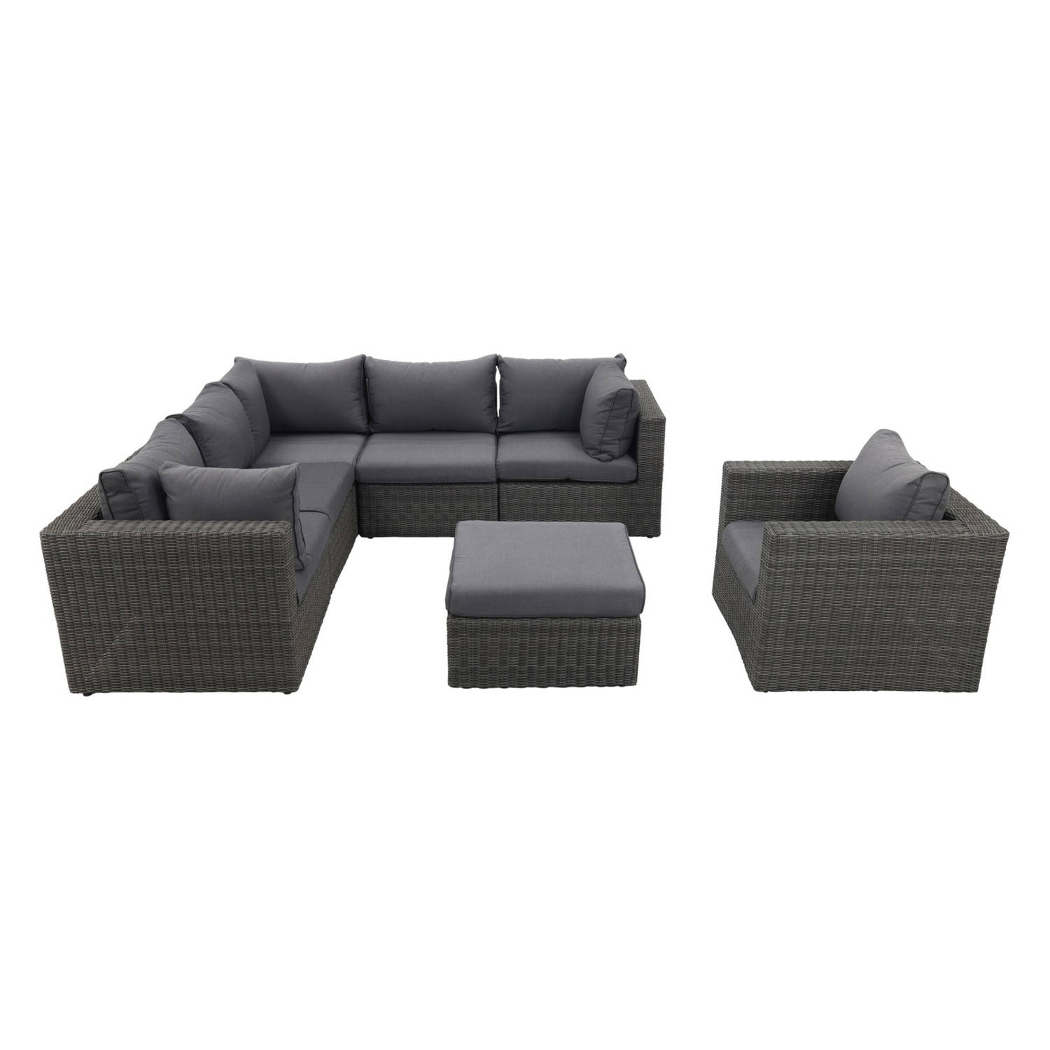 Suns loungeset Garda Inclusief fauteuil - antraciet aanbieding