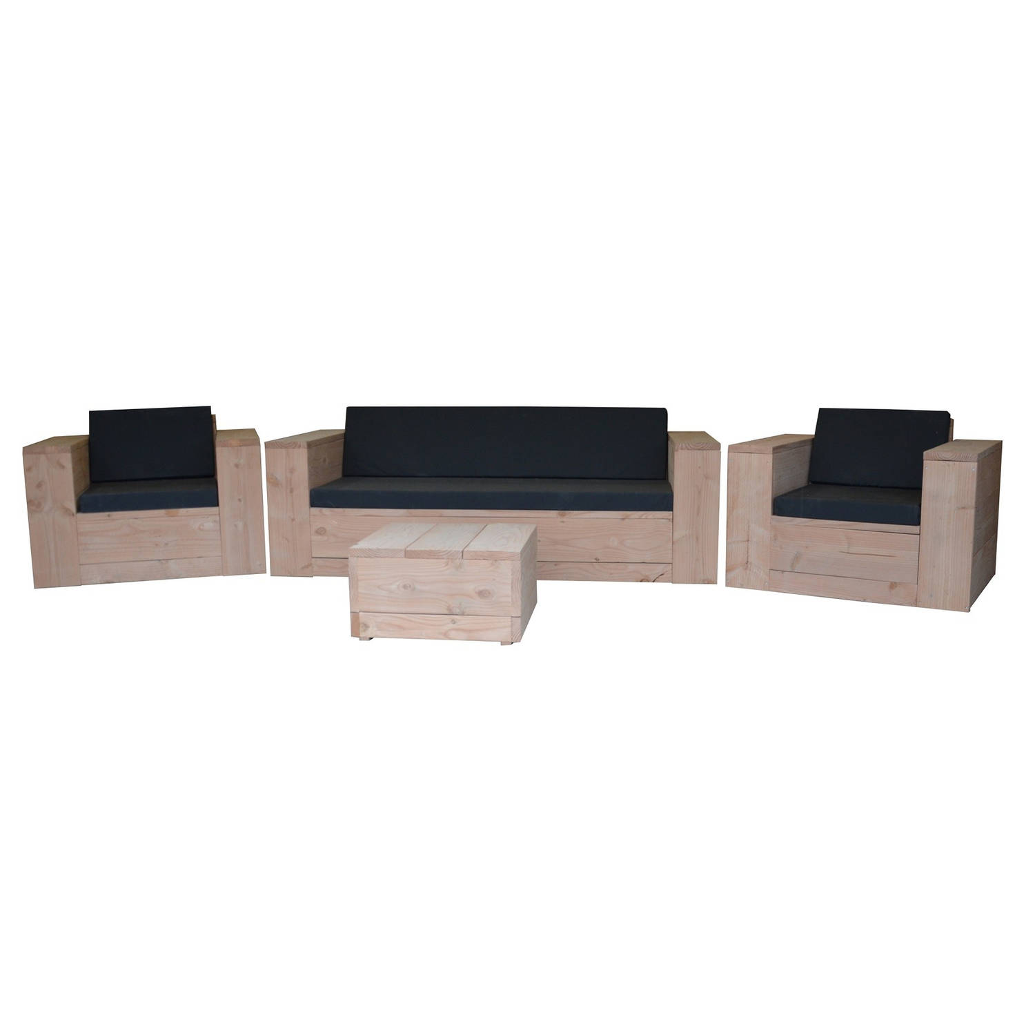 Loungeset Douglashout ''Santa Monica incl kussens'' aanbieding