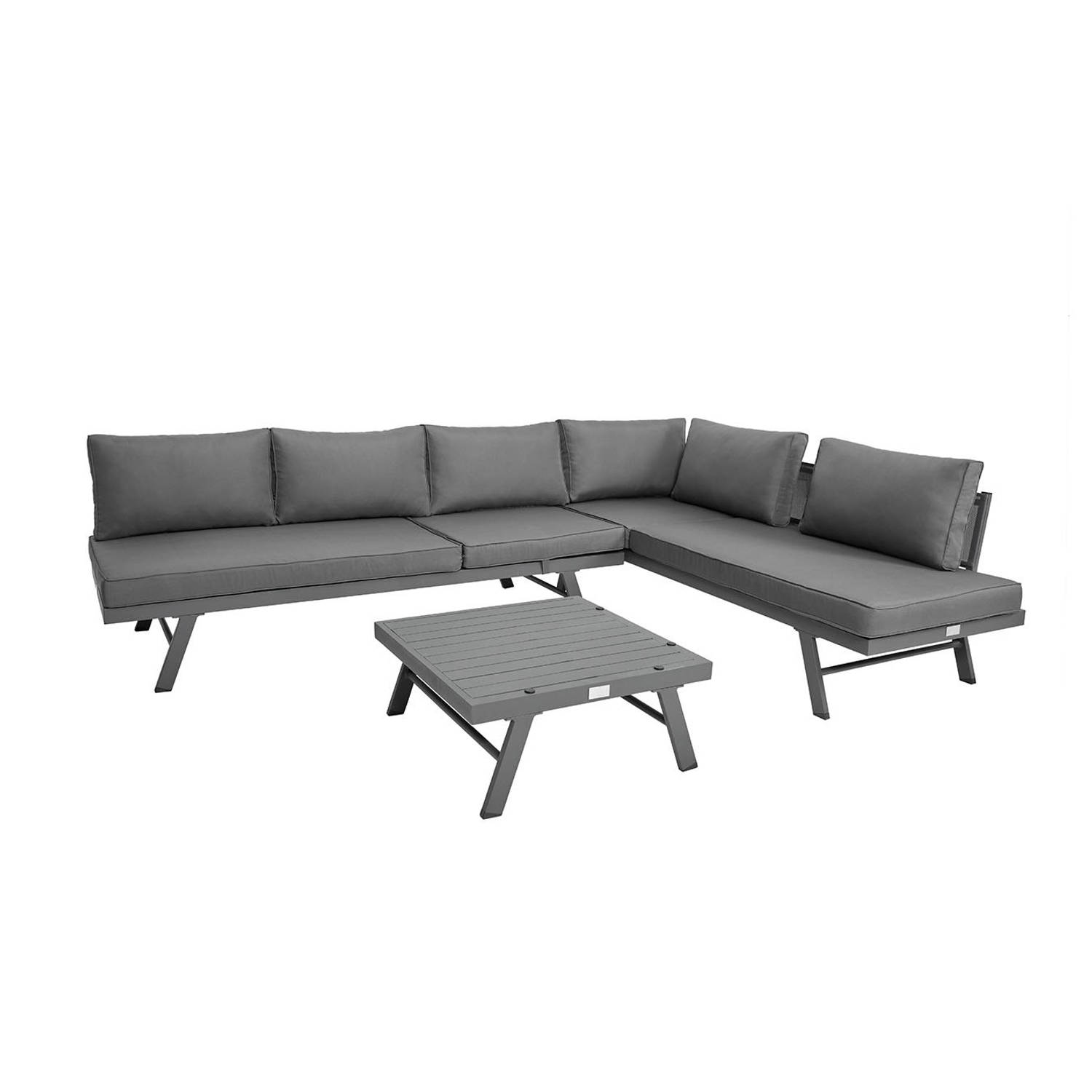 Feel Home - Alu Loungeset - Modica all in one - 8 opties aanbieding