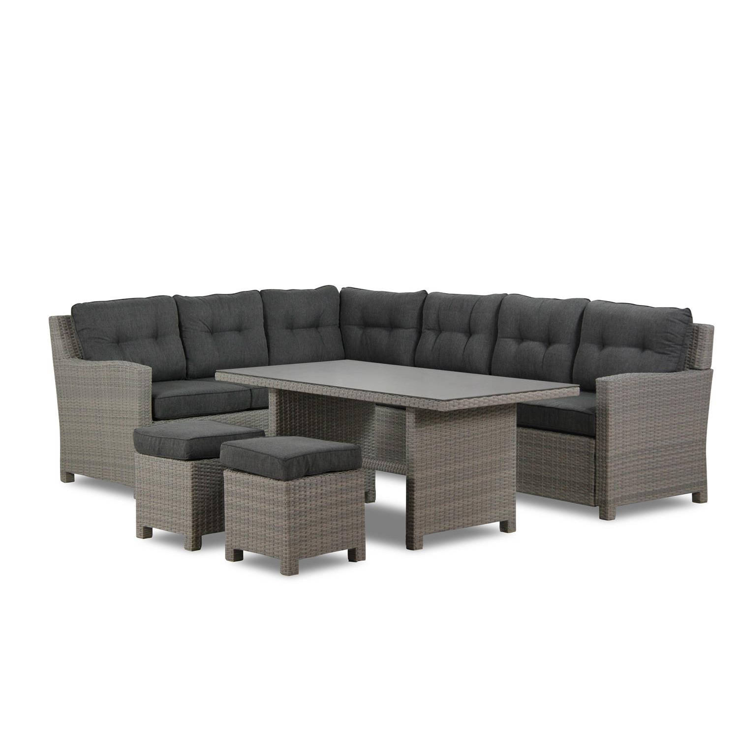 Domani Furniture Oslo dining loungeset 5-delig aanbieding