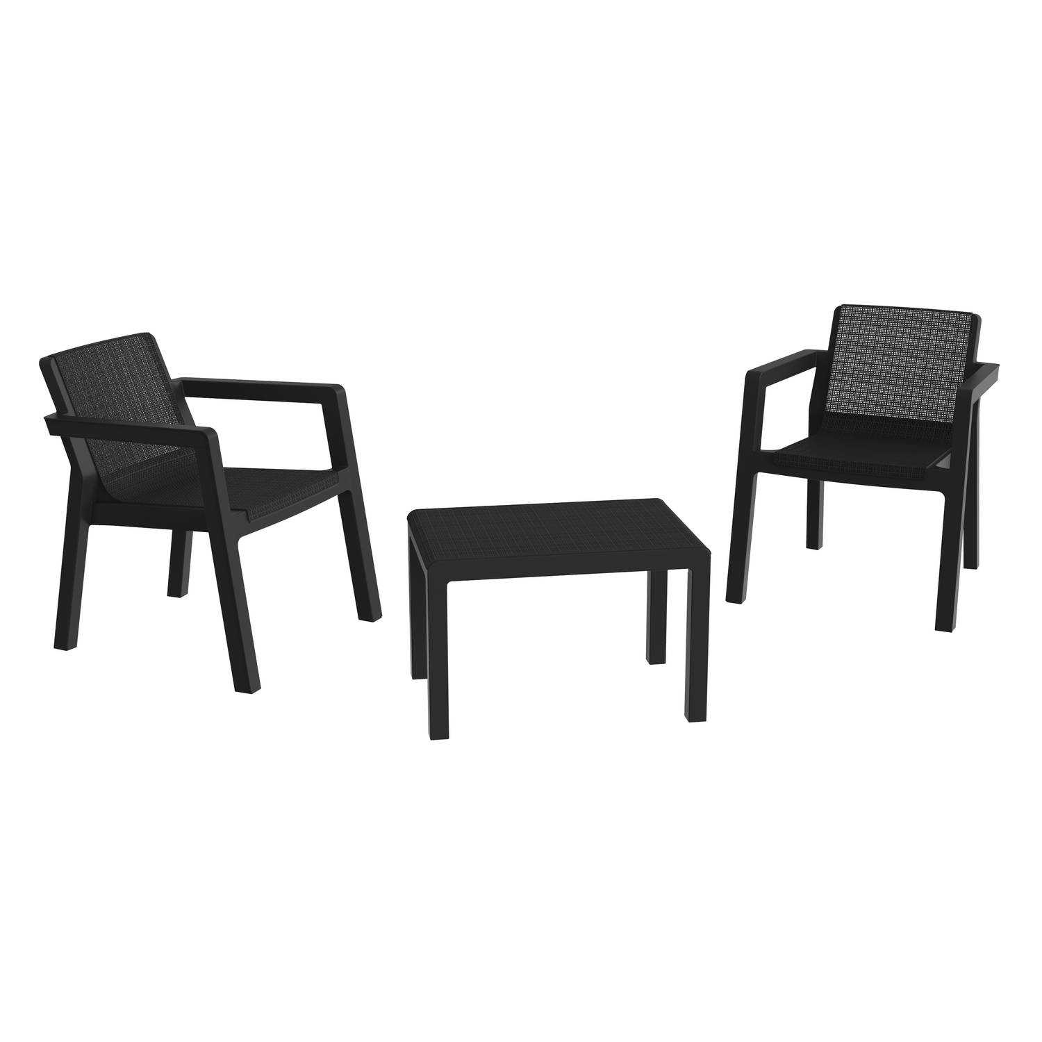 Toomax Riviera loungeset - 2 zitplaatsen en een tafel - antraciet aanbieding