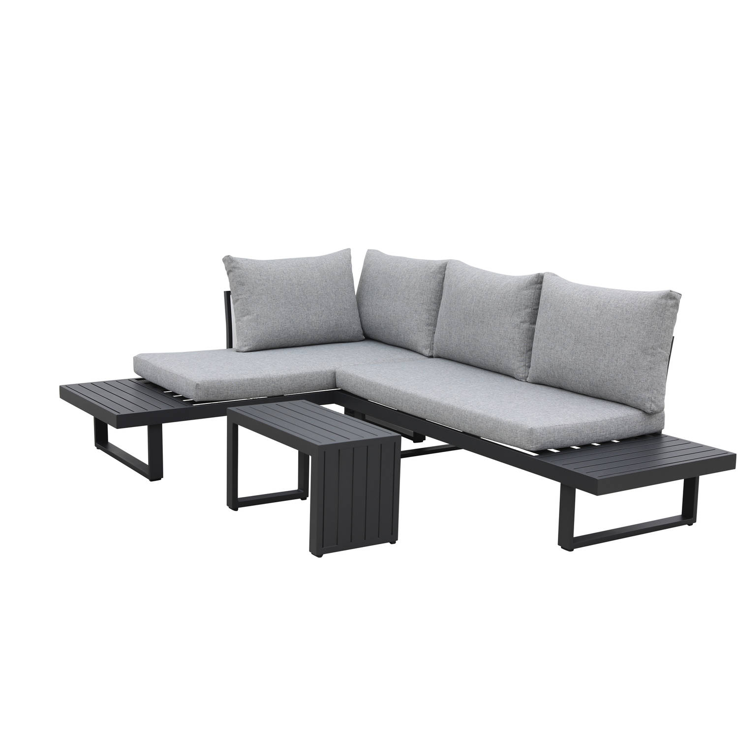 Sens-Line - Delphi Loungeset - 175x78x70cm - Antraciet aanbieding