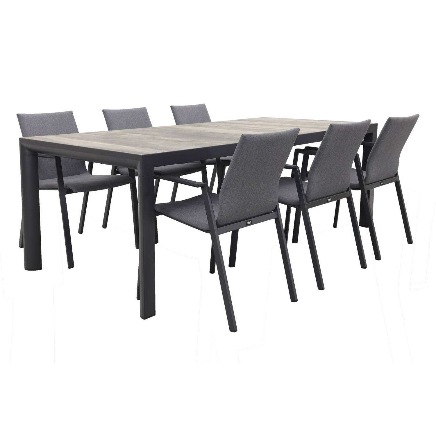 Lima/Kings tuinset antraciet - 220x100 cm. aanbieding