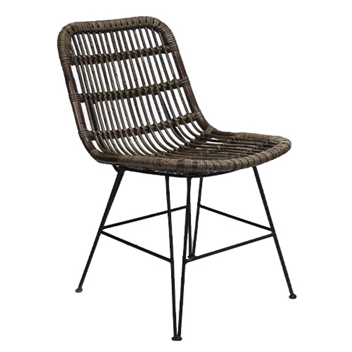 Dining Stoel Rotan Brown aanbieding