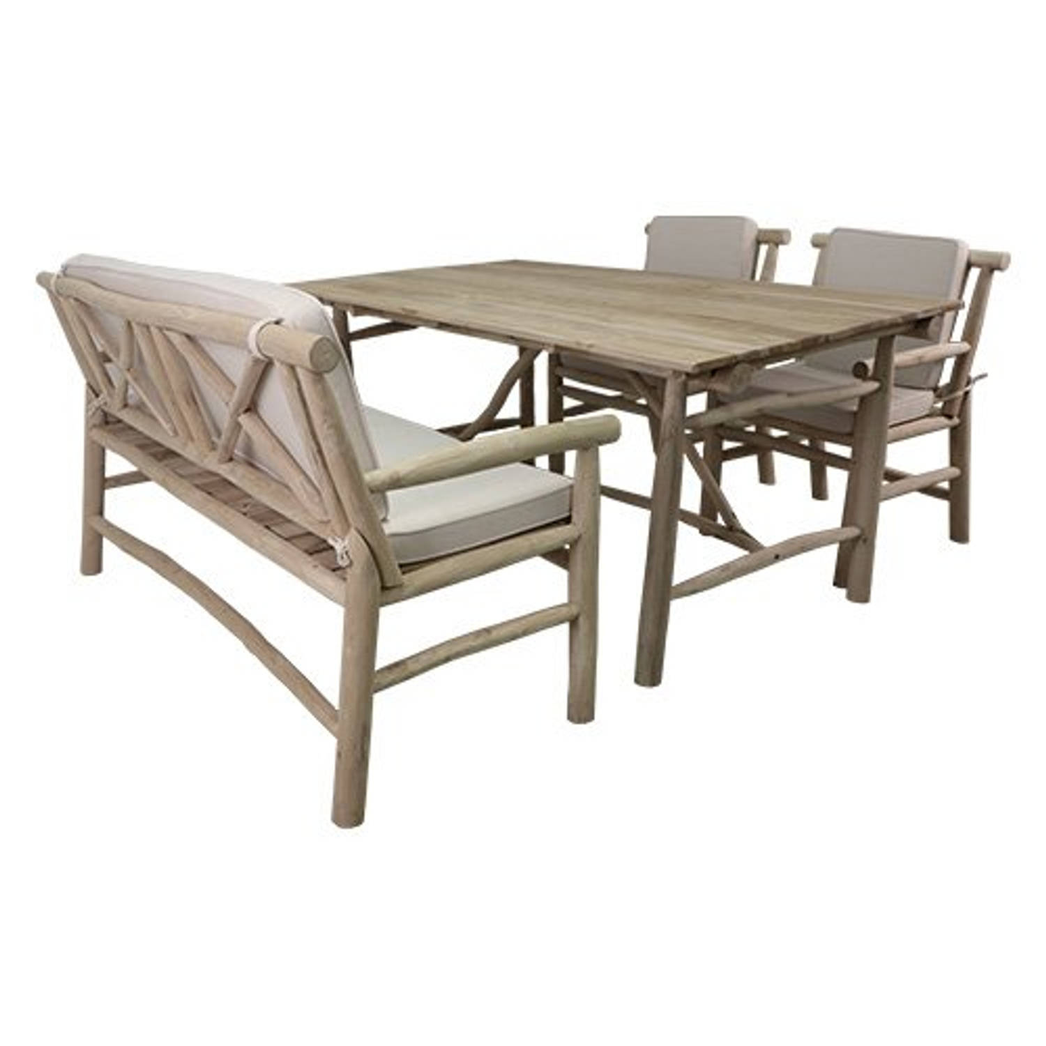 Buitengewoon de Boet - Branchwood diningset aanbieding