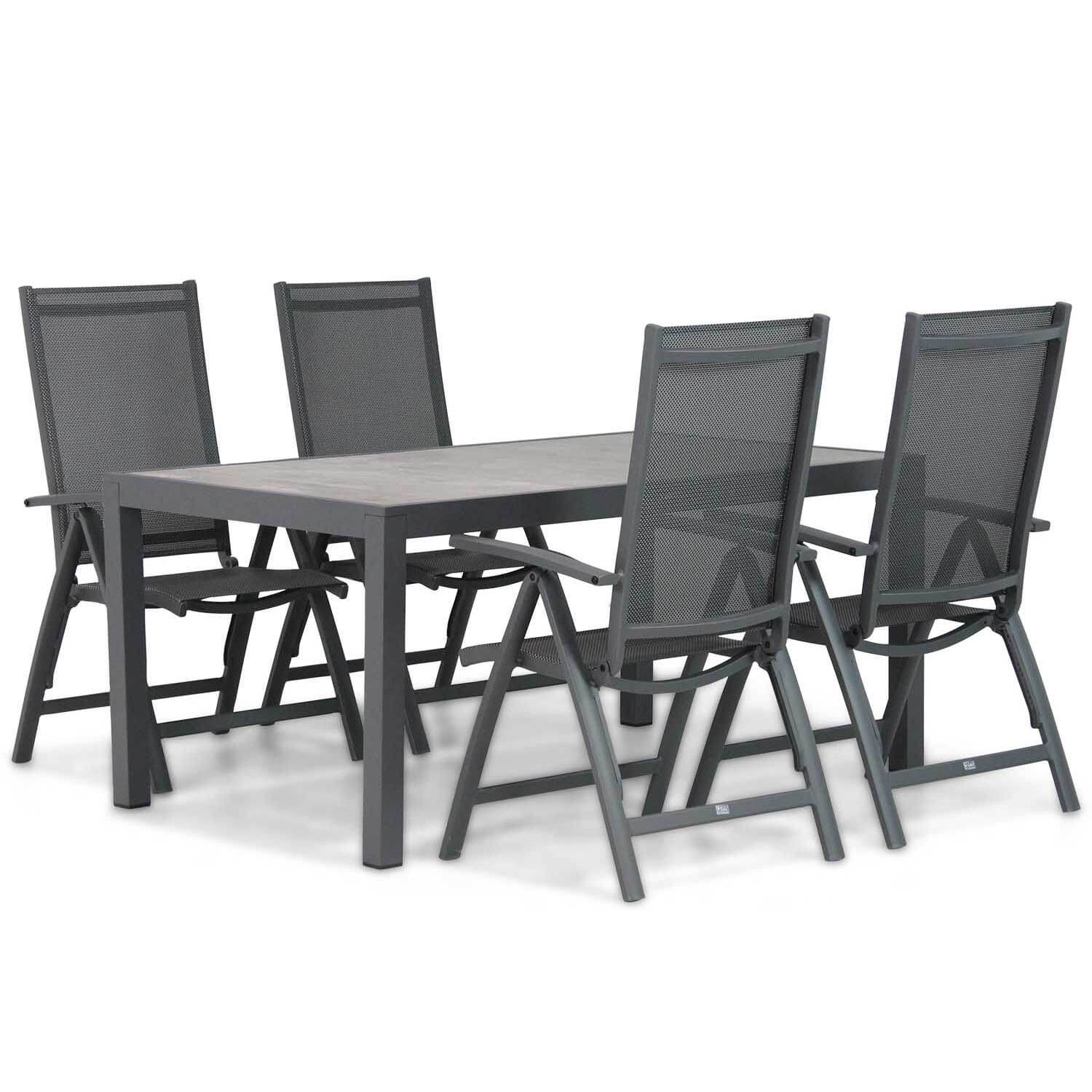 Presto Vasto/Residence 164 cm dining tuinset 5-delig aanbieding