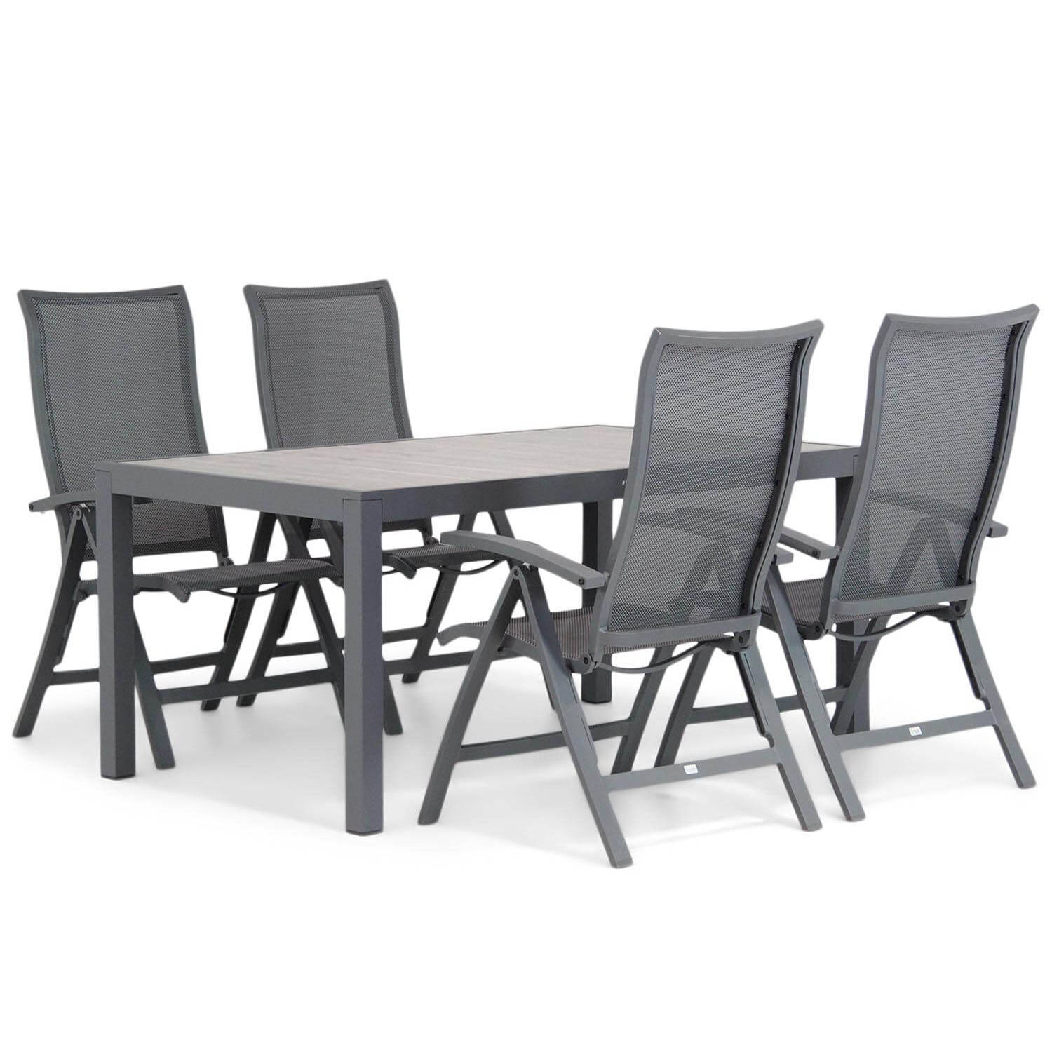 Presto Lucardo/Residence 164 cm dining tuinset 5-delig aanbieding