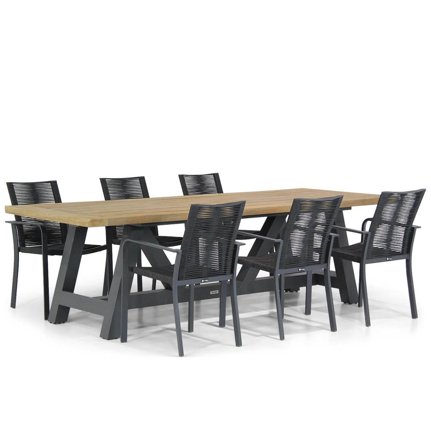 Santika Annisa/Trente 260 cm dining tuinset 7-delig aanbieding