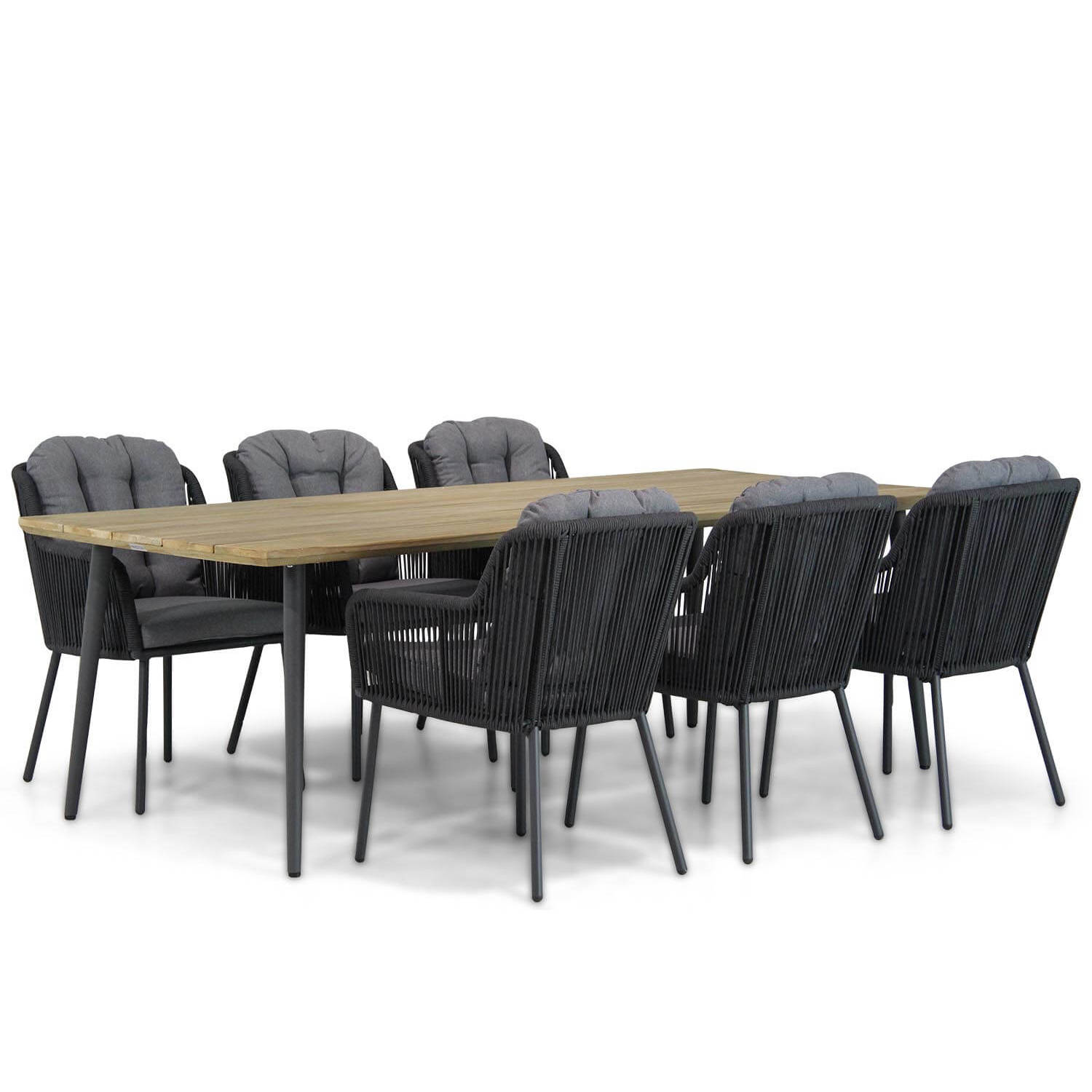 Santika Tendenza/Montana 240 cm dining tuinset 7-delig aanbieding