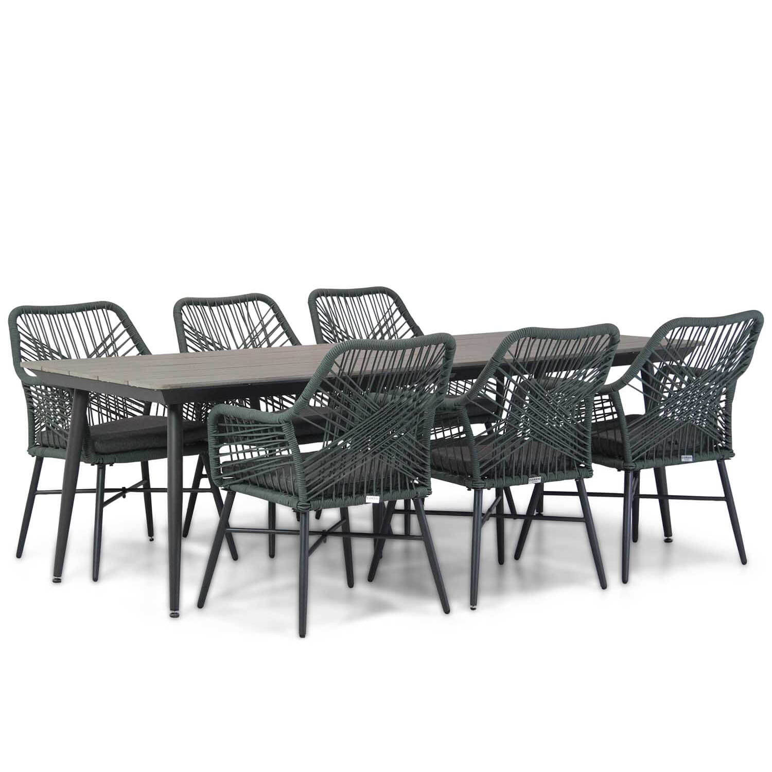 Domani Furniture Foris/Matale 240 cm dining tuinset 7-delig aanbieding