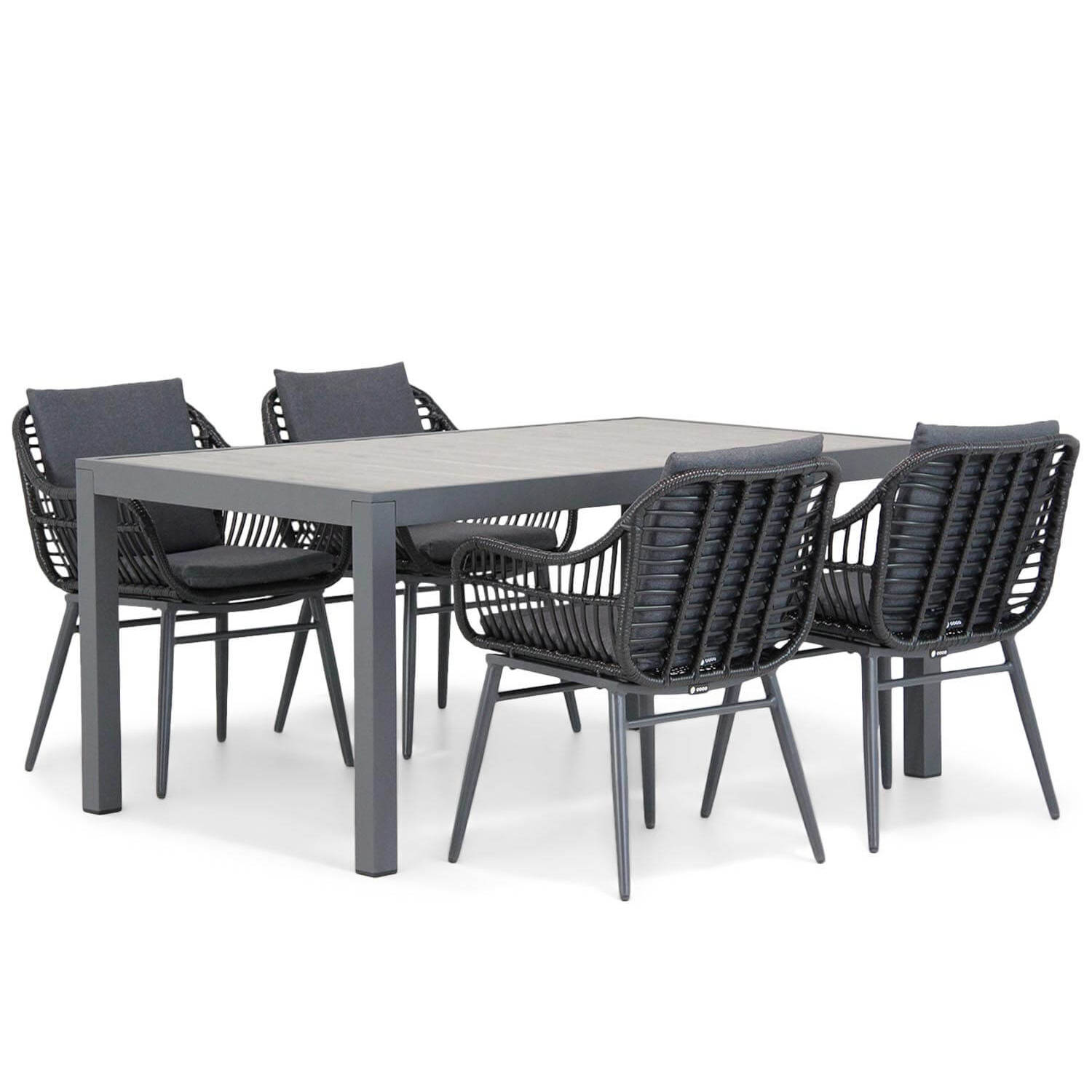 Coco Leonardo/Residence 164 cm dining tuinset 5-delig aanbieding