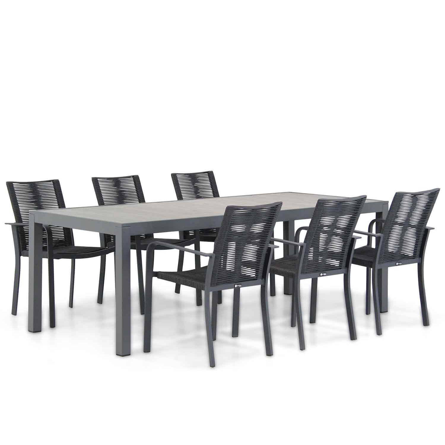 Santika Annisa/Residence 220 cm dining tuinset 7-delig aanbieding