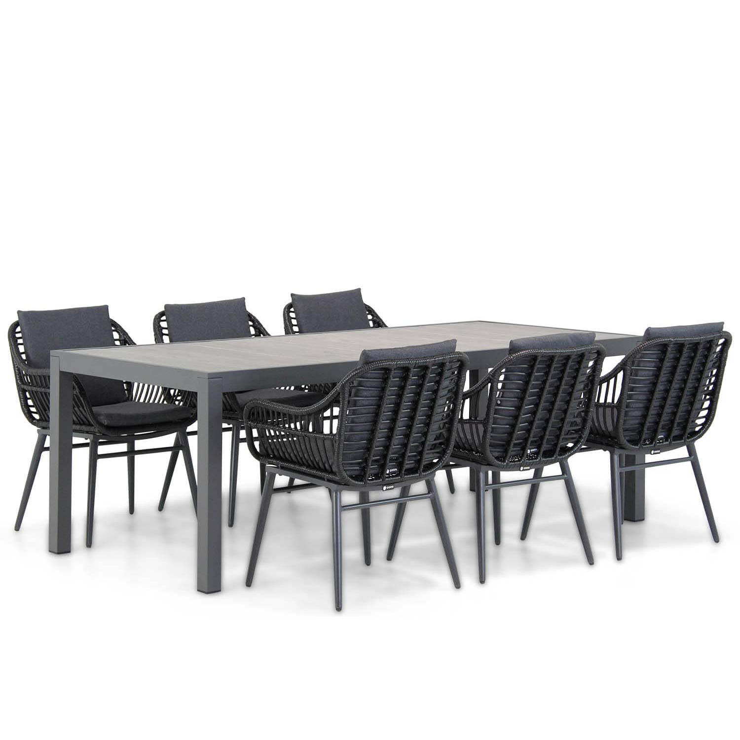 Coco Leonardo/Residence 220 cm dining tuinset 7-delig aanbieding