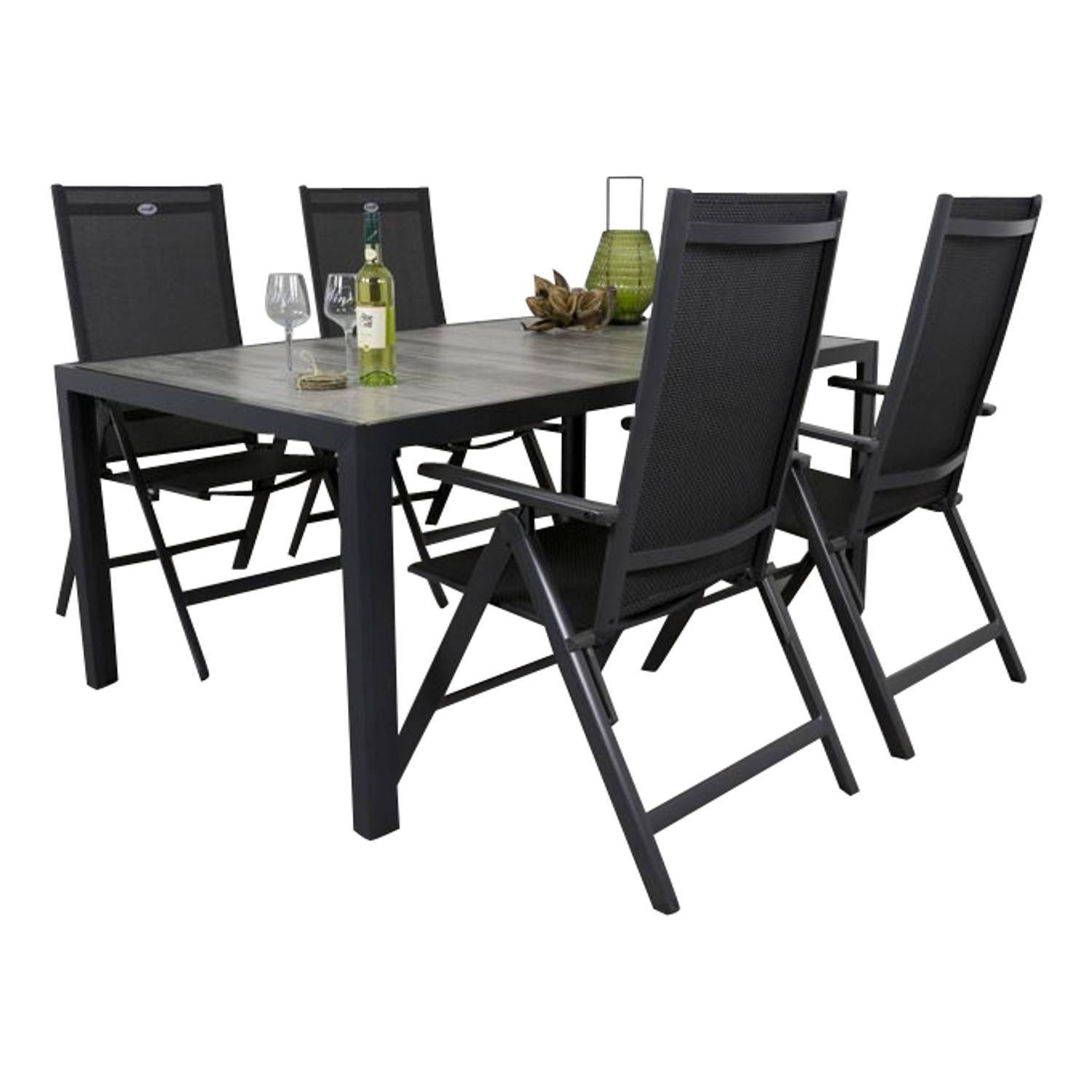 Hartman Tanger tuintafel 168 cm. - Napoli tuinstoelen aanbieding