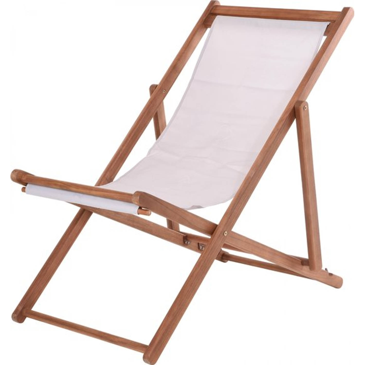 Tuinstoel - Strandstoel - Lounge Stoel - beige aanbieding