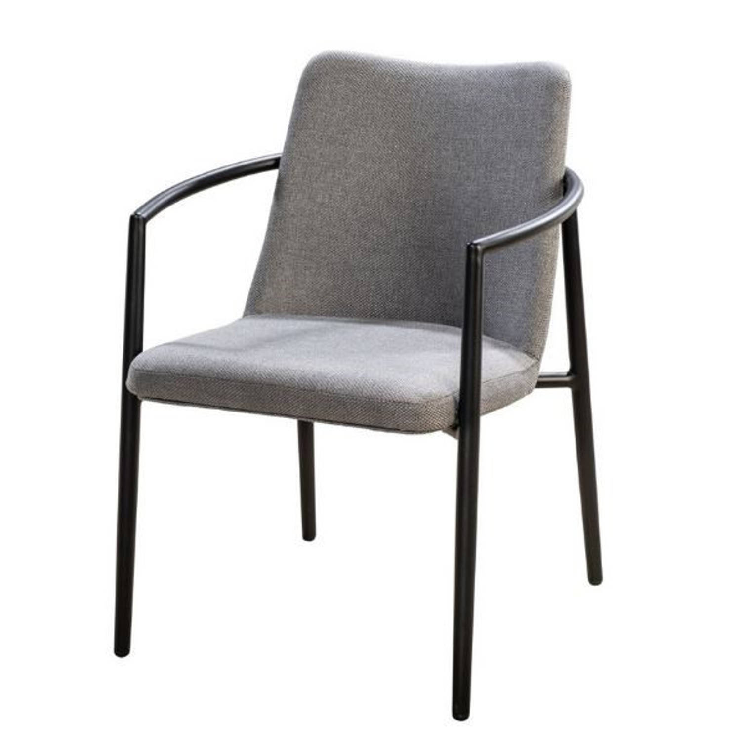 Yoi - Youkou dining chair alu black/mixed grey aanbieding