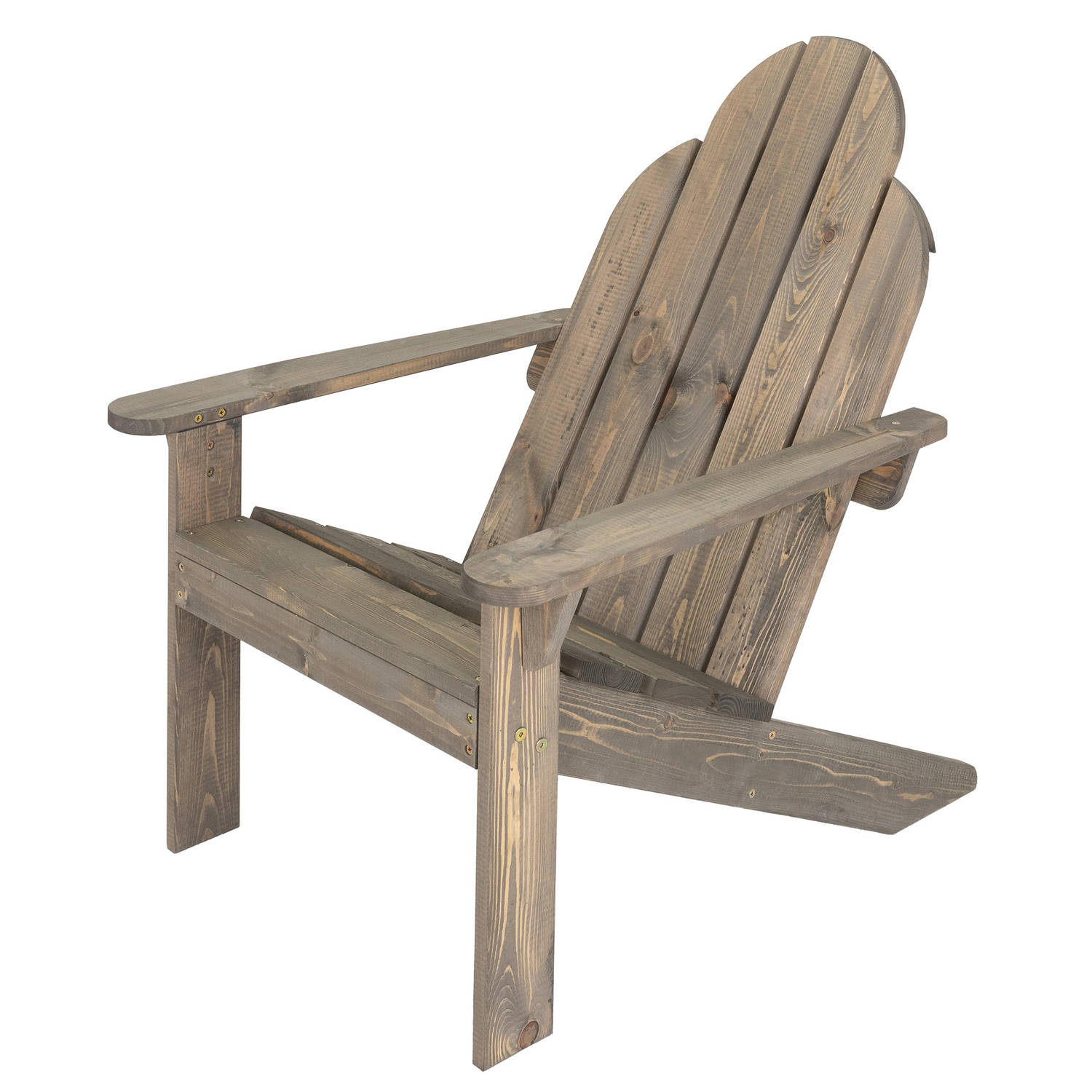 Tuinstoel grijs, 92,5x69,5x89 cm, massief hout aanbieding