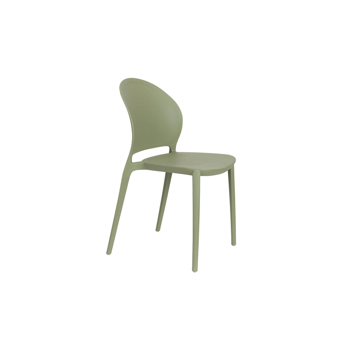 Housecraft Sjoerd Tuinstoelen Kunststof Groen - Set van 4 aanbieding