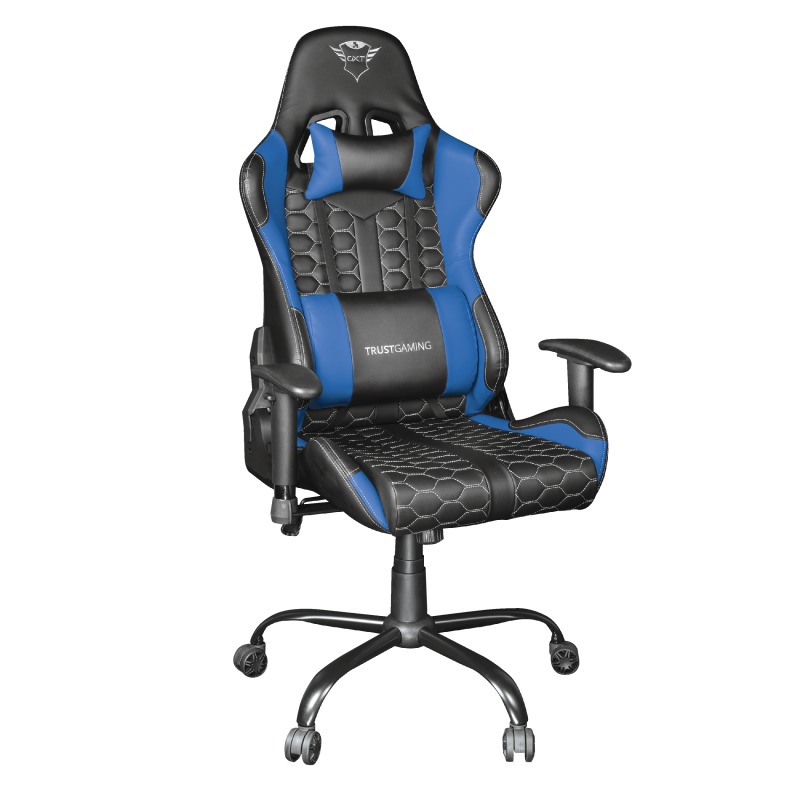 Trust GXT 708B Resto Gaming Chair Gaming stoel Blauw aanbieding