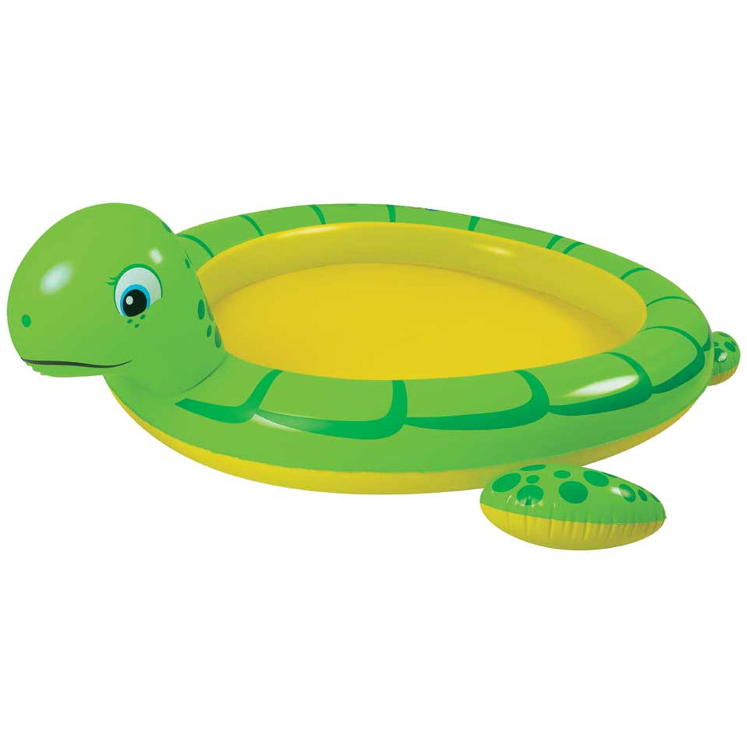 Kinderzwembad reuzenschildpad met sproeier aanbieding