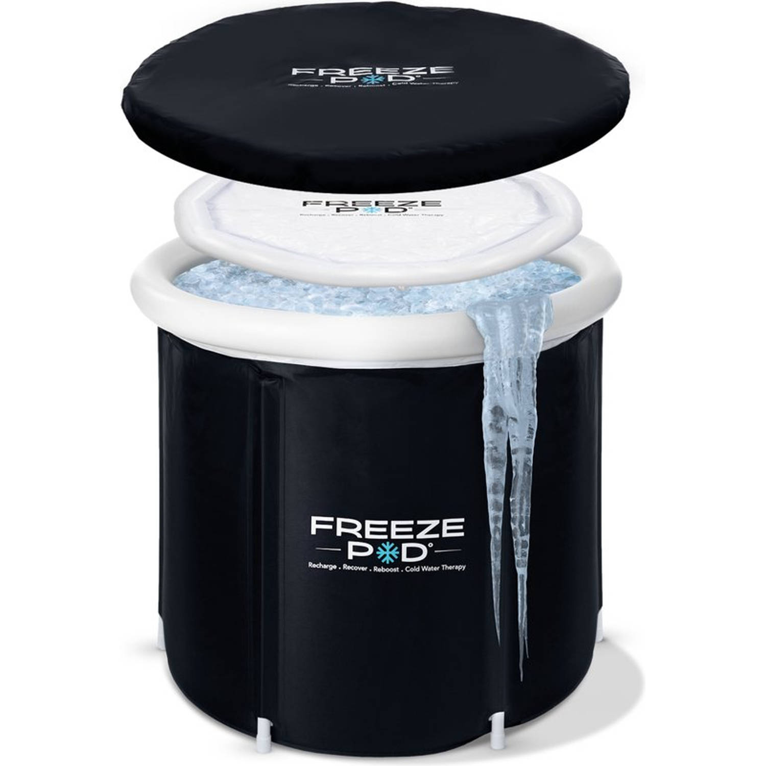 Freeze Pod IJsbad - Portable Ice Bath - Opblaasbaar bad - Zitbad Dompelbad - IJs Zit Dompel Bad - Inklapbaar en met Hoes aanbieding