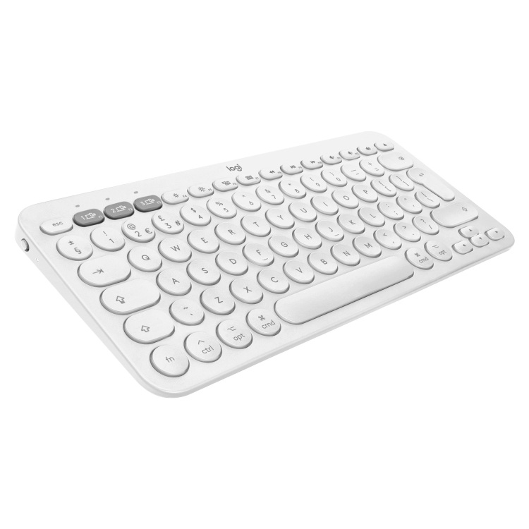 Logitech K380 for Mac Multi-Device Bluetooth Keyboard - Wit toetsenbord Bluetooth aanbieding