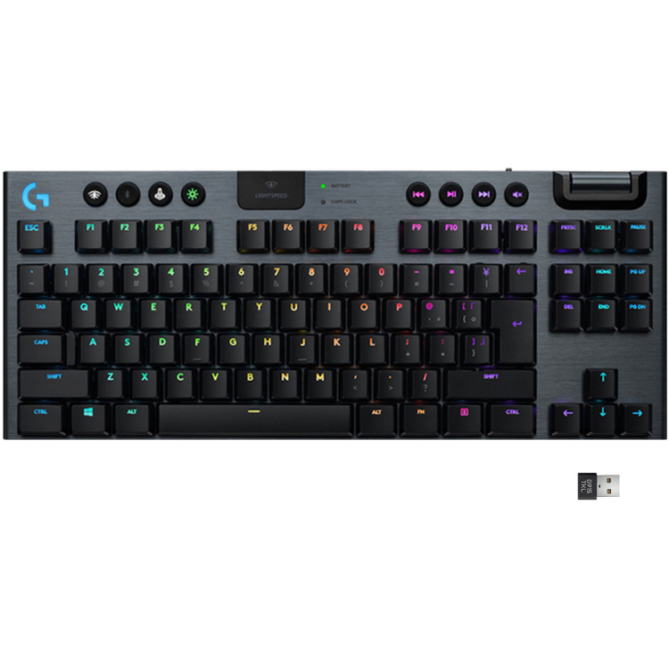 Logitech G915 TKL LIGHTSPEED Wireless RGB Mechanical Gaming Keyboard gaming toetsenbord US International, TKL, LIGHTSYNC RGB aanbieding