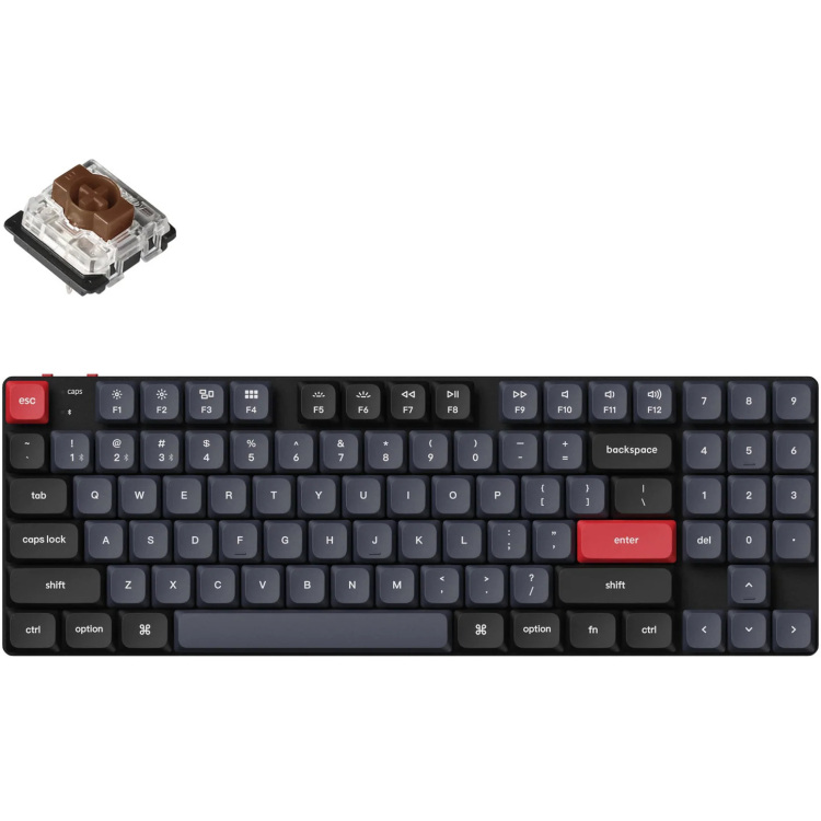 Keychron K13 Pro-H3 toetsenbord 80% TKL, RGB leds, Low-Profile Double-shot PBT, hot swap, Bluetooth 5.1 aanbieding