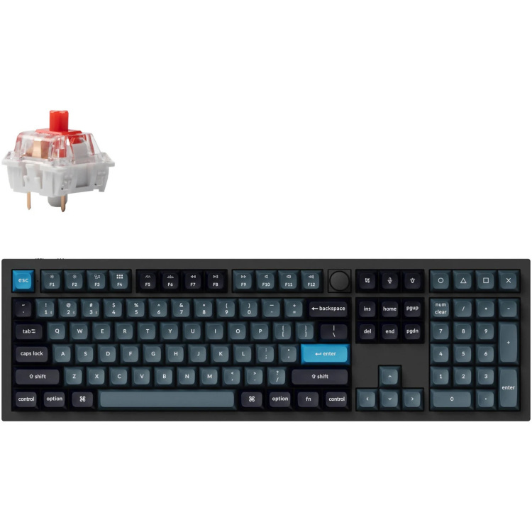 Keychron Q6 Pro-M1 toetsenbord RGB leds, KSA double-shot PBT, hot swap, Knob, Bluetooth 5.1 aanbieding