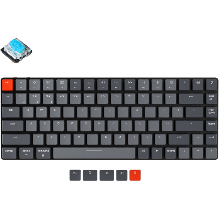 Keychron K3-A2 V2 toetsenbord white leds, TKL, ABS, Bluetooth 5.1 aanbieding