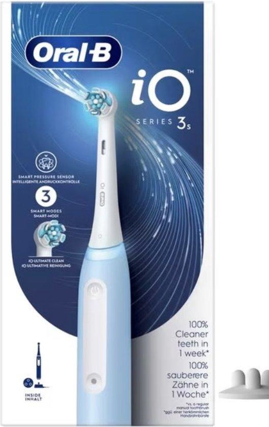 Oral B iO3 + 1 Opzetborstel Tandenborstel Blauw aanbieding