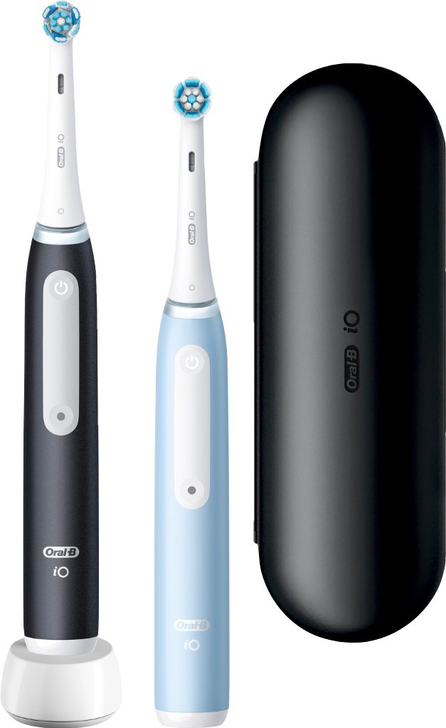 Oral B IO3 DUO BLACK/BLUE 2CT Tandenborstel aanbieding