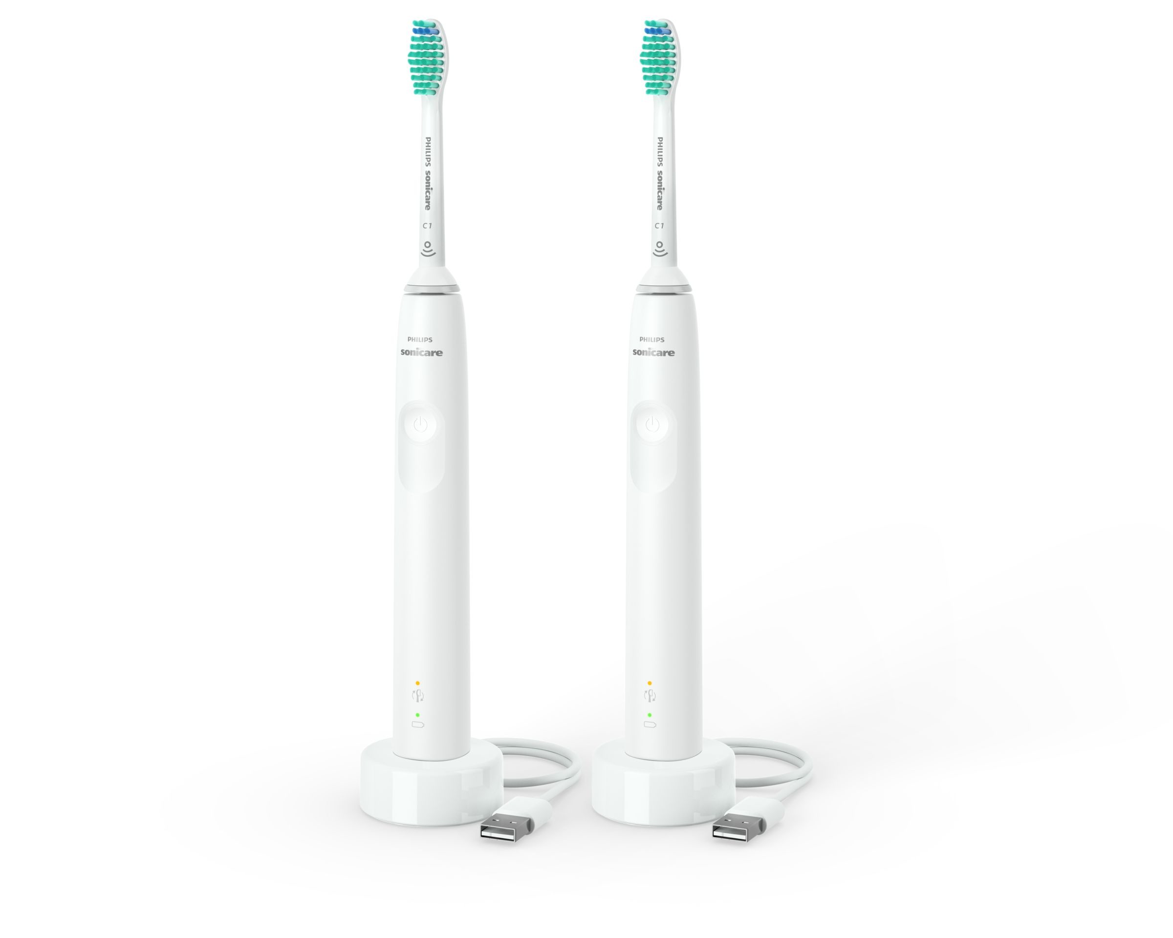 Philips HX3675/13 Duo Tandenborstel Wit aanbieding