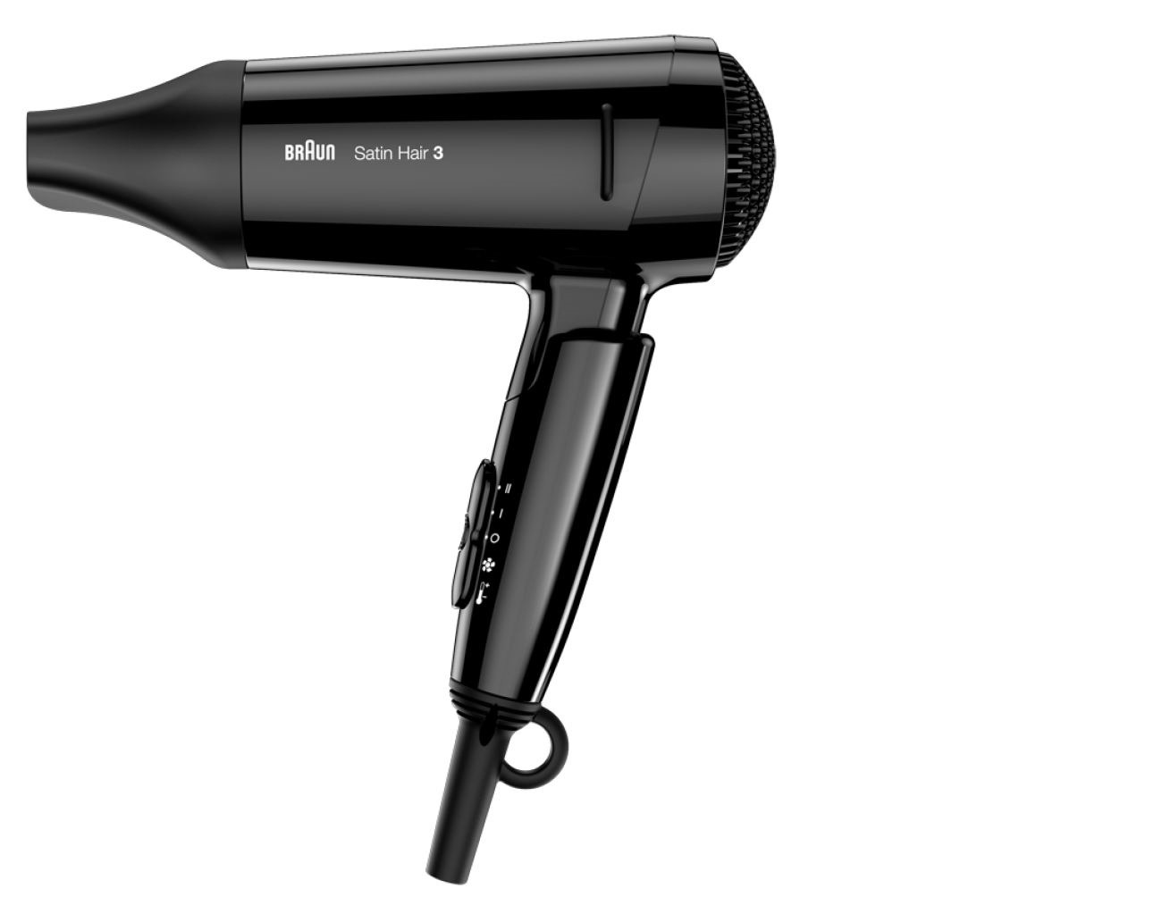 Braun HD350 Satin-Hair 3 Style&Go Haardroger Zwart aanbieding